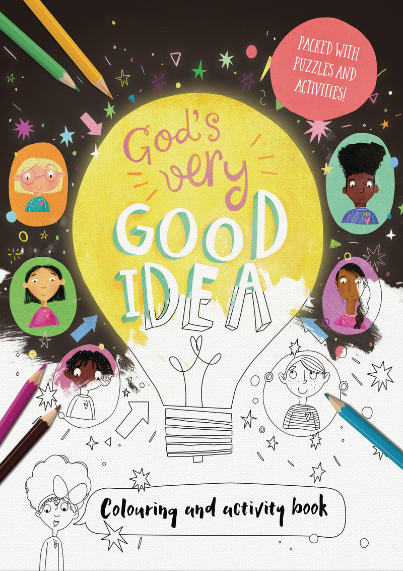 English Colouring Books - God's Very Good Idea